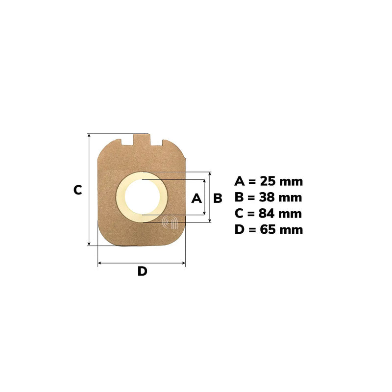 Rowenta Mikrovlies-Staubbeutel ZR005001 – 5 Beute Produktbild-Vorschau 3