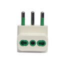 GBC - ADAPTADOR TRIPLE Y ENCHUFE ITALIANO 10A - AST-55301166