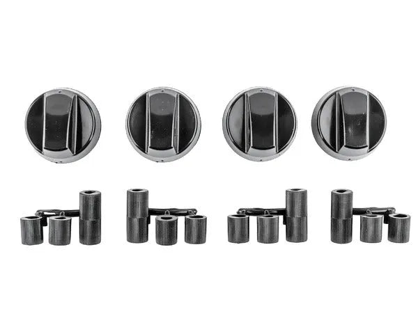 Mando cocina  negro 4 unidades