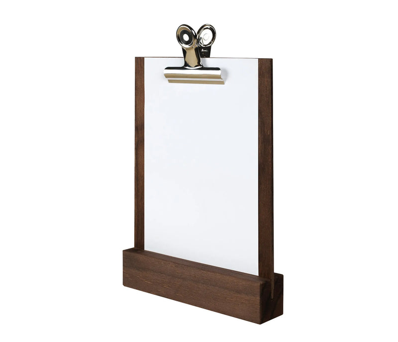 LACOR Portamenú madera de sobremesa con pinza 39410