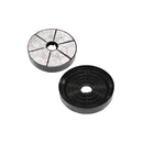 Filtro de carbón activado circular D185 para campana Whirlpool