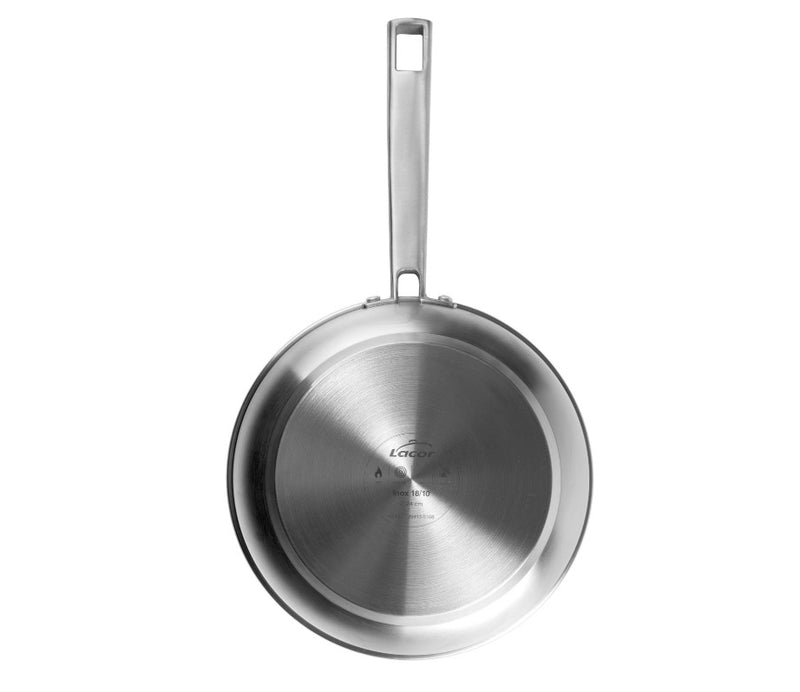 LACOR Sartén Acero Inoxidable Foodie 28cm - Modelo 45428