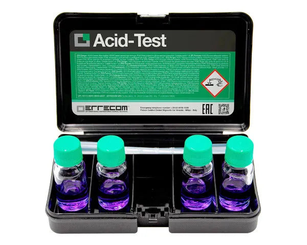 Errecom acid test control presencia ácido