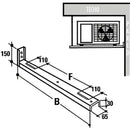 Soporte unidad exterior 98 cm. fachada