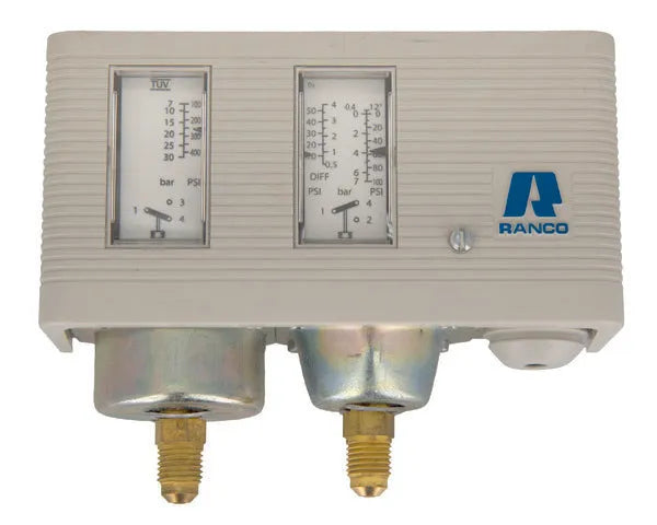 Ranco presostato doble ap/bp ip44 1/4' ' sae