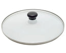 Tapa cristal inox con válvula ø 26 cm.