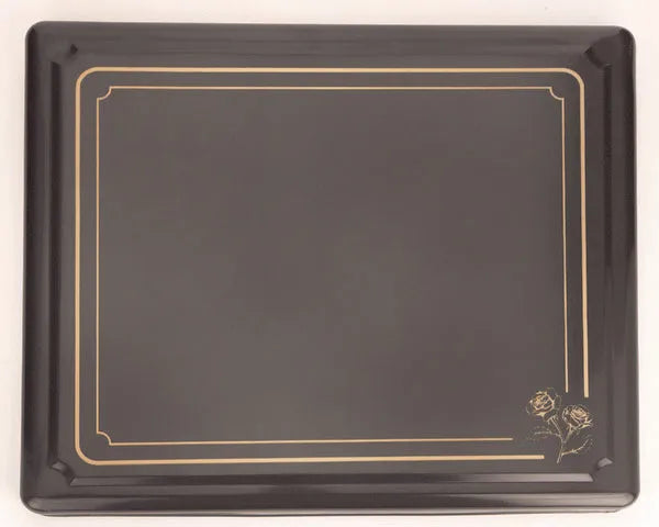 Tapa encimera 610 x 520 mm. deco negra