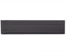 Rejilla ventilación 600 x 125 mm. negro