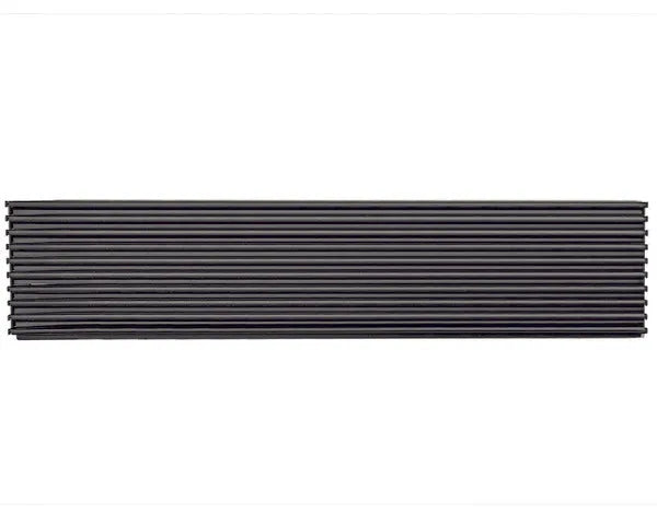 Rejilla ventilación 600 x 125 mm. negro