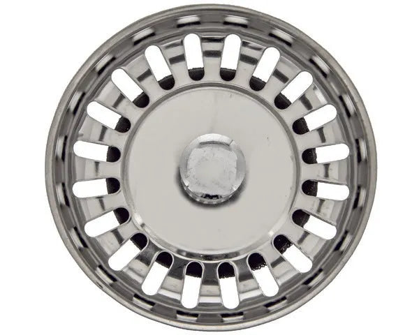 Tapón rejilla fregadero metal ø 32 mm.
