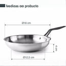 LACOR Sartén Origin Acero Inoxidable 18cm - Modelo 47318