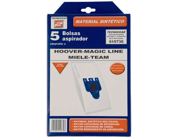 SACO ASPIRADOR SINTÉTICO HOOVER 5 UN.