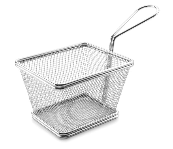 LACOR Mini cestillo cuadrado Snack Inox 61007