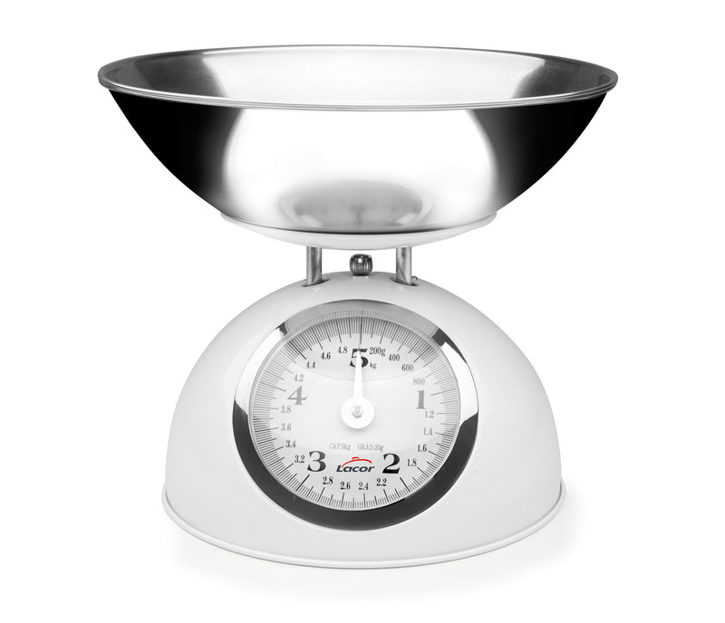 LACOR Báscula mecánica Retro White 61714