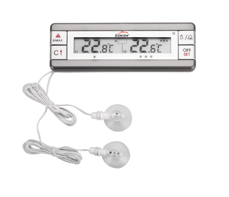 LACOR Termómetro con alarma para nevera/congelador 62456