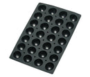 LACOR Molde semiesférica 28 cavidades Black 66761