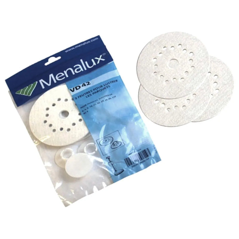 Juego 3 discos fieltro y grapas enceradora Electrolux 9000848524