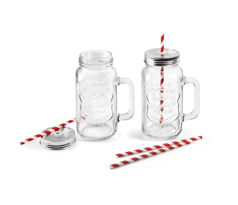 LACOR Set 2 jarras de cristal 69387