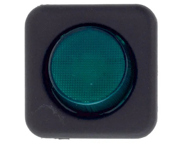 Interruptor lavavajillas verde 25x25 mm