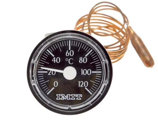 Termómetro redondo 0º a 120ºC Ø43 mm autobloqueante
