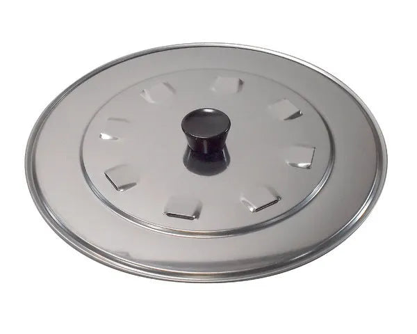 Tapa acero acero inoxidable ø 24 cm.