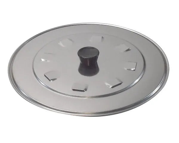 Tapa acero acero inoxidable ø 26 cm.