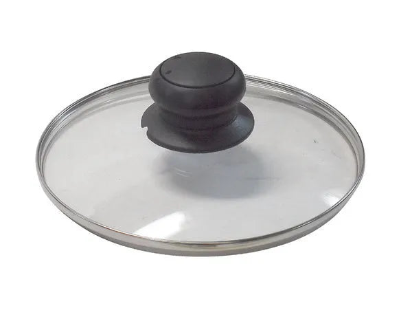 Tapa cristal con pomo regulador ø 20 cm.