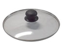Tapa cristal con pomo regulador ø 28 cm.