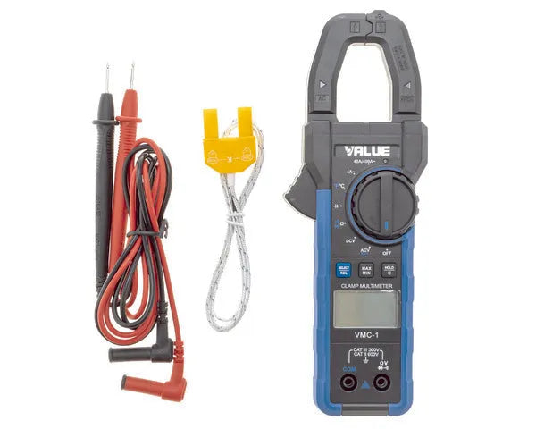 VALUE Pinza amperimétrica digital VMC-1