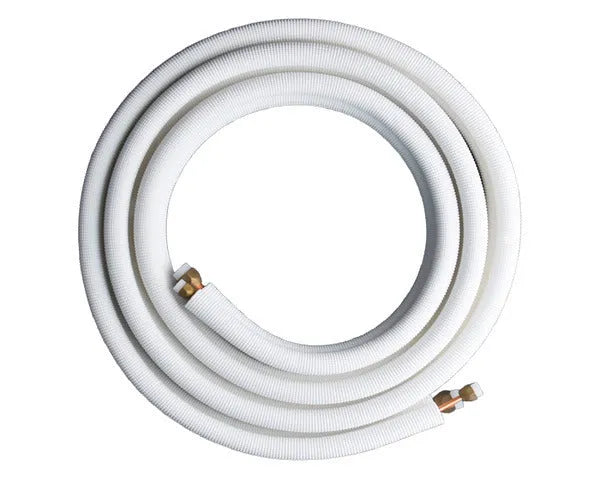 Tubo cobre aislado doble 1/4+1/2 5 m.