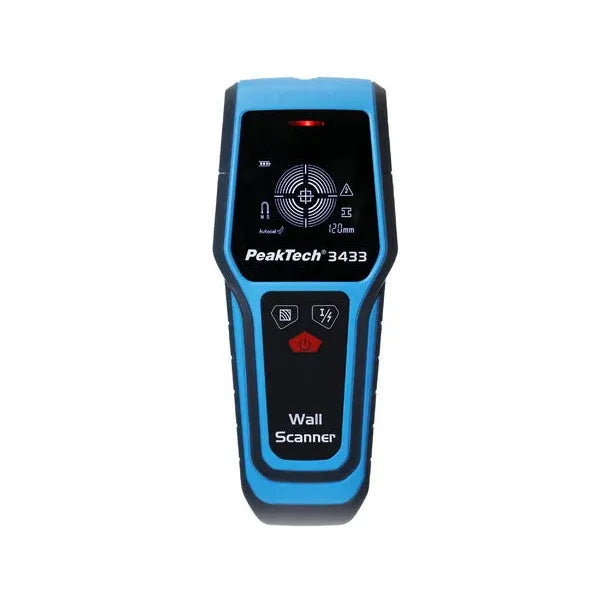 Escáner de pared digital Peaktech P 3433 para detección de metales