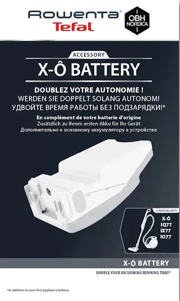Rowenta batería para aspiradora X-Ô ZR010770