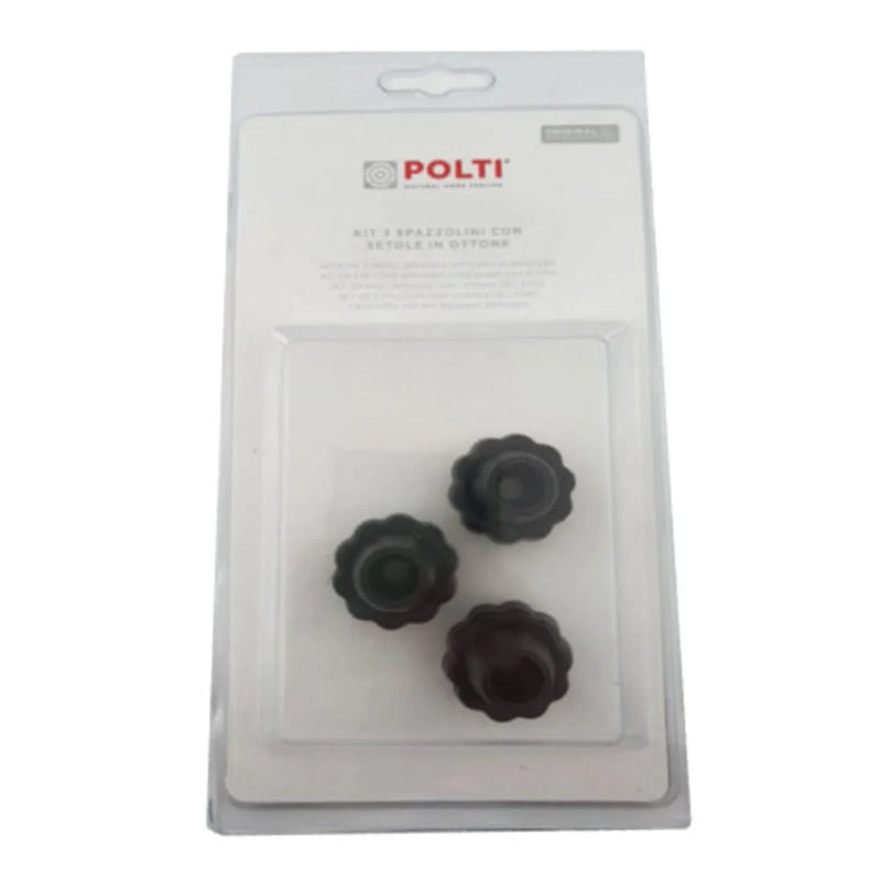 Kit 3 cepillos laton vaporeta Polti Pro 95 Turbo Flexi PAEU0297