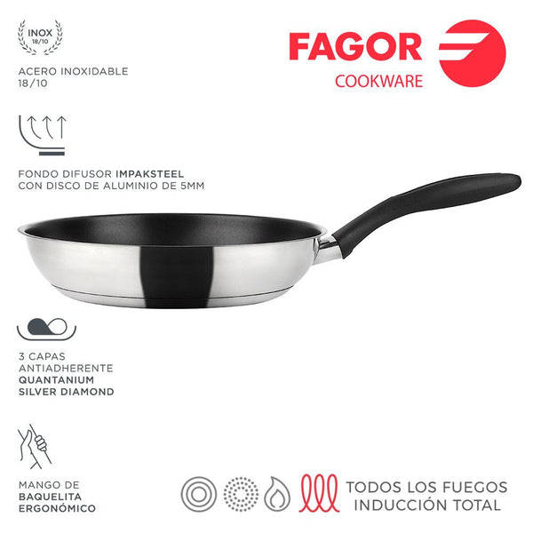 FAGOR Sarten INOXTHERM Ø26