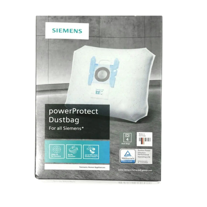 Bolsas de aspirador Tipo G Siemens 4 Unidades original 17003049