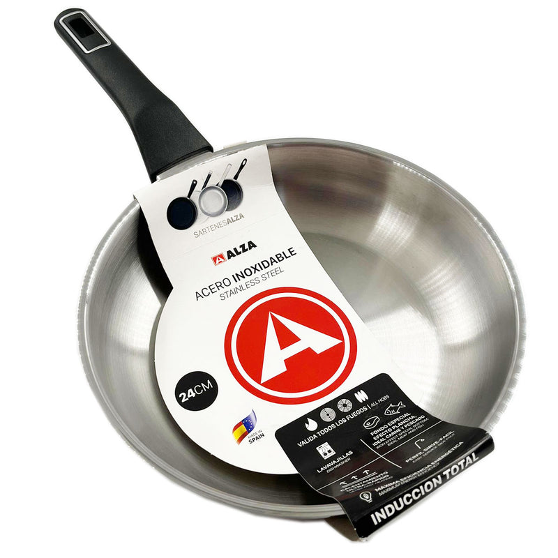 ALZA ALZA INOX sartén acero inoxidable 24 cm.