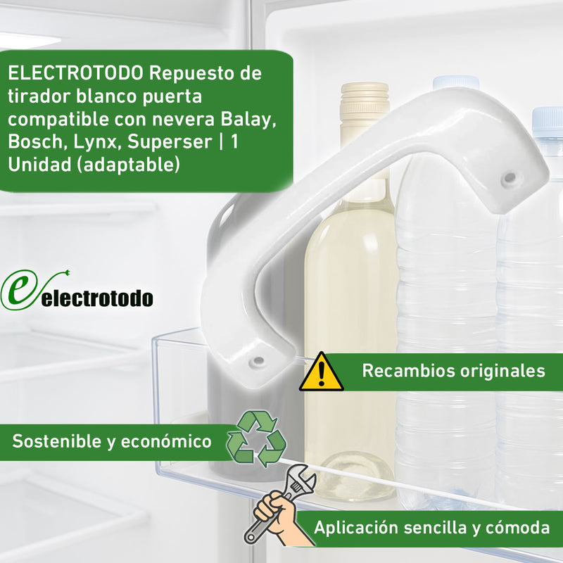 Tirador de frigorífico Balay, Lynx, Bosch 00480761