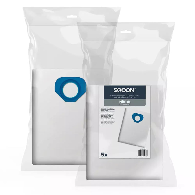Nilfisk Bolsa alta filtración aspirador GM80 - 5 unidades