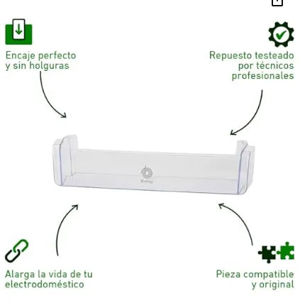 Bandeja botellero inferior frigorífico Balay 11021186