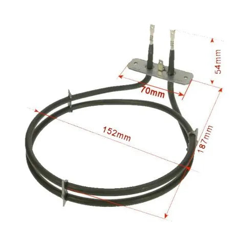 Beko resistencia elemento calefactor horno 262900067