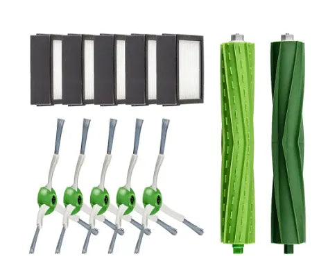 Kit Roomba E-I: 5 Cepillos, 5 Filtros HEPA, Cepillo Central