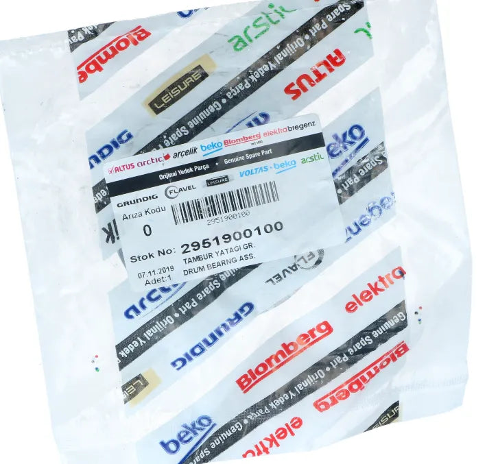 Soporte con rodamiento secadora Beko 2951900100