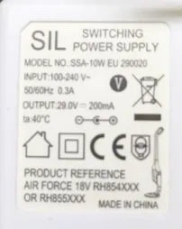 Cargador 18V aspiradora Air Force Rowenta RS-RH4901