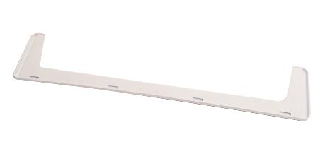 Perfil frontal cristal chiller frigorifico Indesit C00114787