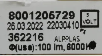 Diodo luz led frigorífico Siemens, Balay, Bosch 10024284