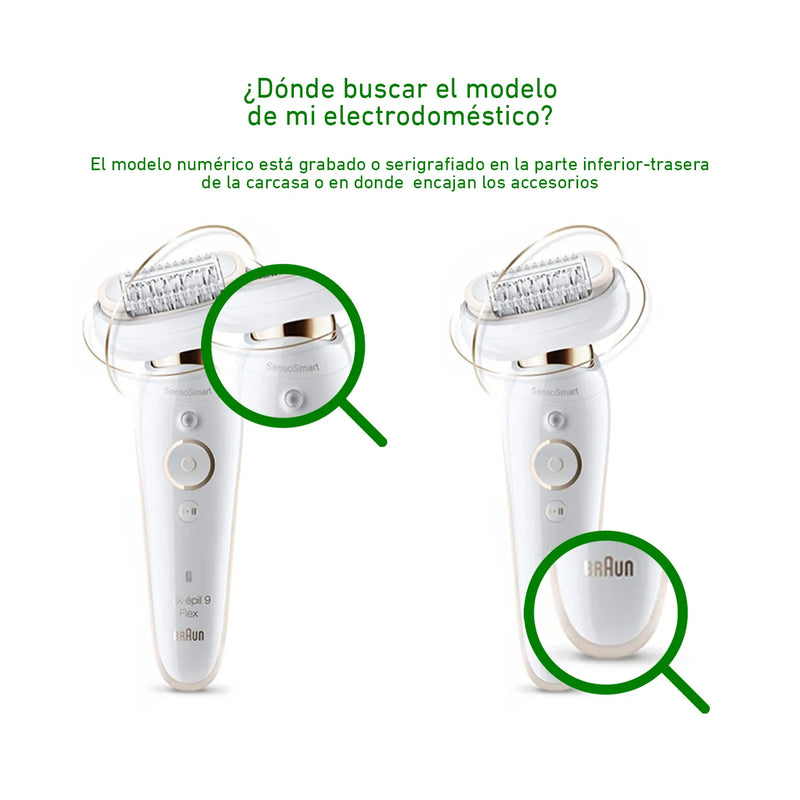 Accesorio peine depiladora Braun Silk Epil 9 Flex 81719637