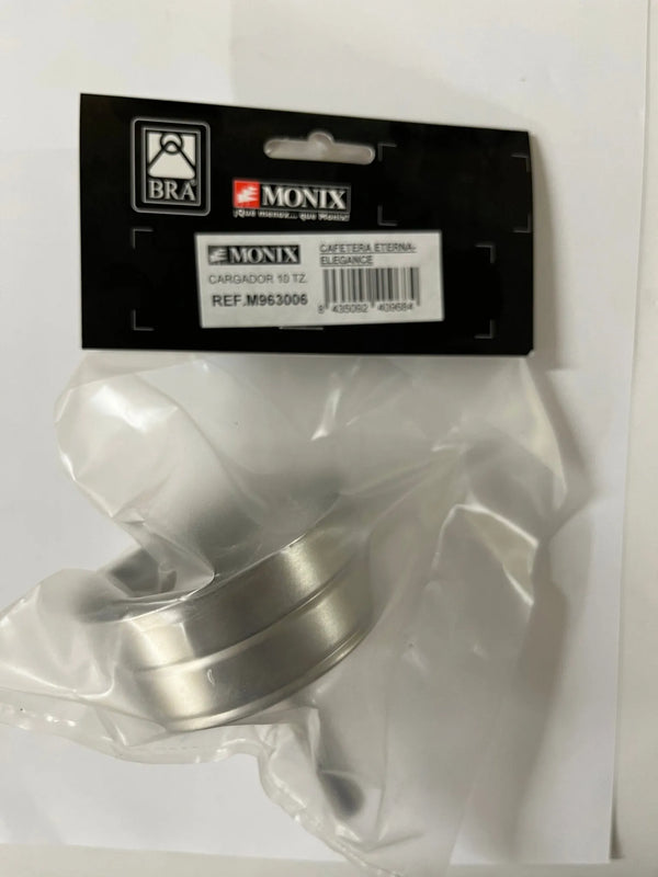 Cargador 10 Tz Inox. Cafetera Monix Eterna-Aroma Bra Elegance M963006
