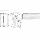 Frigorífico americano Siemens IQ500, Side By Side, Acero anti-huellas KA93DAIEP