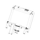 Botón rectangular START/PAUSE Electrolux 1469432015