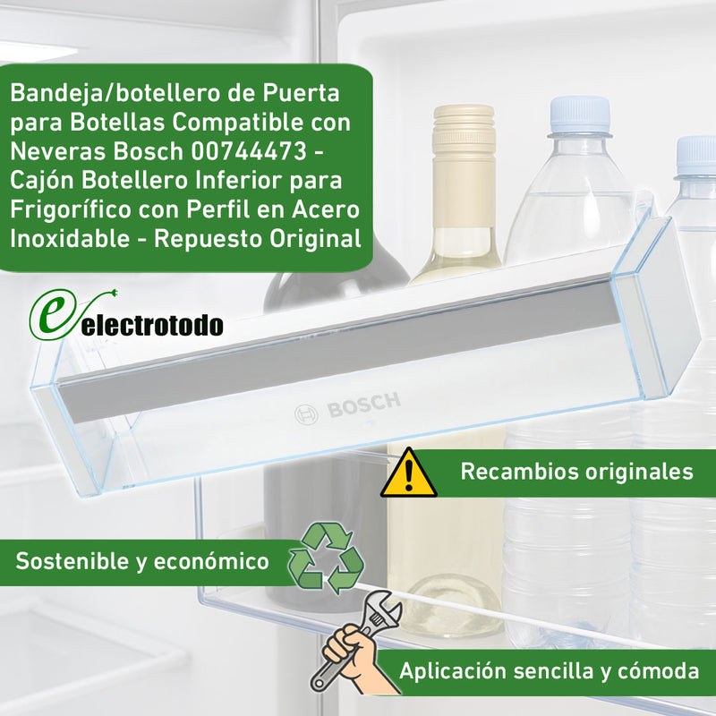 Safata boteller frigorífic Bosch 00744473